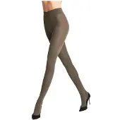 Falke Collant doux mérinos en laine mélangée anthra mel
