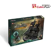 Cubic Jeu de puzzle 3D Une grande série de Pirate Okret (308 pièces)