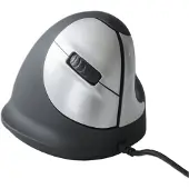 R-Go Tools R-Go Maus HE ergonomisch rechts USB mittel schw./silb retail