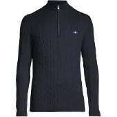 Gant pour homme. 8050603 Pull marine avec demi-fermeture éclair (3XL), Casuel, Coton