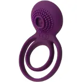 Svakom Tammy - anneau pour pénis et testicules vibrant rechargeable - violet