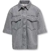 ONLY GIRLS Chemisier gris denim