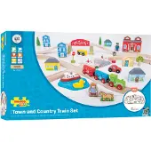 Bigjigs Rails Train Set City and Countryside - 101 Pieces
