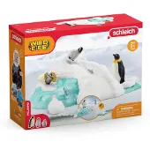 Schleich Wild Life 42661 Le plaisir de la famille pingouin