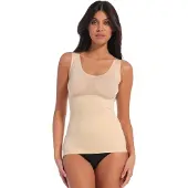 Magic bodyfashion Haut modelant 'Tone Your Body' beige / blanc