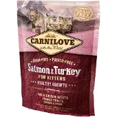 Carnilove Kitten Saumon/Dinde croquettes pour chatons 400 g