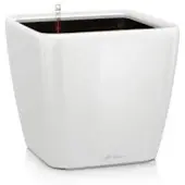 Lechuza Jardinière Quadro 35 LS ALL-IN-ONE Blanc brillant 16160