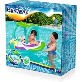 Bestway Ponton de baignade de plage avec toit 107 x 112 cm 34149