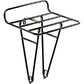 Pelago Bagagerie Vélo - Modèle Commuter - Taille L - Porte-bagages avant - Acier inoxydable pour vélo de ville - Couleur - Noir -