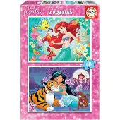 Educa Puzzle 2 en 1 Ariel et Jasmine 18213