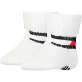 Tommy Hilfiger Chaussettes av. Antidérapant - 2 Pack - Bébé Drap - - 23/26 - Chaussettes