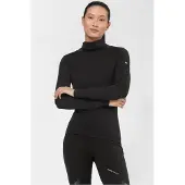 Super.natural Skiing Roll Neck Long Sleeve T-shirt Noir XS Femme