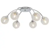 Kamome Plafonnier pour 6 ampoules Led G9 240 W Lumarko !