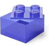 LEGO 40090800 Brique de rangement STORAGE BRICK 4 GLITTER, violet