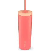 LifeStraw Go Series Tumbler, 500ml, mug isotherme, rose/orange