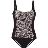 LASCANA Maillot de bain beige clair / noir