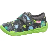 Superfit Pantoufle bleu clair / gris / pomme