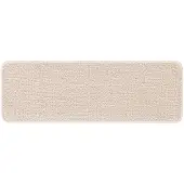 vidaXL Tapis Antidérapants pour Escaliers 15 pcs Crème 60 x 25 cm PP