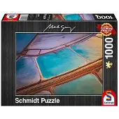 Schmidt Puzzle Couleurs pastel 1000 pièces