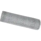 vidaXL Clôture hexagonale argent 0,4 x 100 m Acier galvanisé