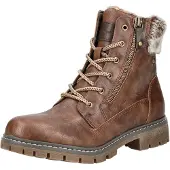 Tom Tailor Bottines à lacets marron