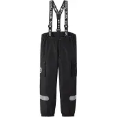 Reima Pantalon d'extérieur ' Tiksi ' gris clair / noir / blanc