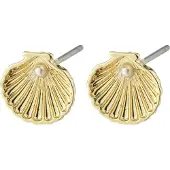 Pilgrim Boucles d'oreilles 'Opal' or / blanc perle