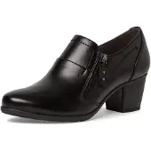 Jana Chaussures plates pour femmes Softline, couleur noire, style décontracté