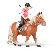 Papo Horses Horse Shetlander Pony with Saddle 51559