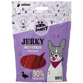 Mr. Bandit Jerky filets de canard pour chiens 500 g