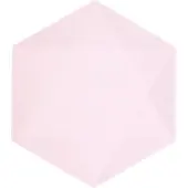 Amscan Teller Maxi Vert Decor sechseckig rosa