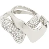 Pilgrim Bague 'Connect' argent / transparent