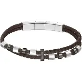 Police Bracelet 'Freeway' marron