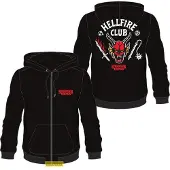 Difuzed Stranger Things - Hellfire Club - Pull À Capuche Homme (M)
