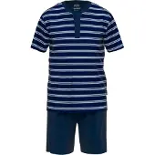 Ceceba Pyjama court bleu / bleu marine / blanc