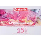 Talens Art Creation Papier pour peinture à l’acrylique - - Art Creation - 15 feuilles - 290 g/m² - A3