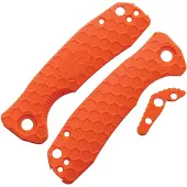 Honey Badger Knives Small Linerlock Handle Orange