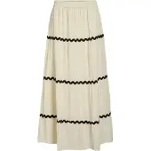 Vila Jupe 'VIManda' beige / noir