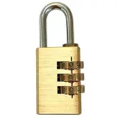 EDM Cadenas à combinaison en laiton 21mm blister