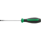 Stahlwille Tournevis pour vis à fente avec manche à pas de vis 462120,6X4,0X100 (Escale)
