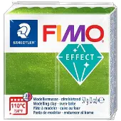 Staedtler Pâte polymère - - Effect Metal - Vert 827 - 57 g - Éclat scintillant