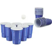 Relaxdays Gobelets de beer pong, paquet de 50 (50x)