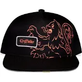 Difuzed Hommes, Casquette, Harry Potter Gryffondor capuchon Version, Noir, (Taille unique)