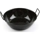 Gerimport poêle à frire double profondeur avec poignées émaillées - 28 cm
