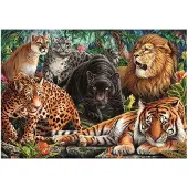 Clementoni Puzzle CLE 500 Chats Sauvages Compacts 35584