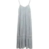 Superdry Cami Sleeveless Long Dress Gris L Femme