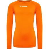 Hummel Comfort 2.0 Long Sleeve Base Layer Orange 104-116 cm Enfants