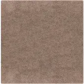 vidaXL Tapis Shaggy Anti-dérapant Marron 120 x 120 cm PP