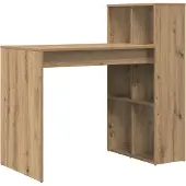vidaXL Bureau , style artisanal, bois imitation chêne, 108 x 55 x 103,5 cm