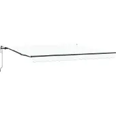 vidaXL Store à rallonge blanc 400 x 350 cm en tissu et aluminium